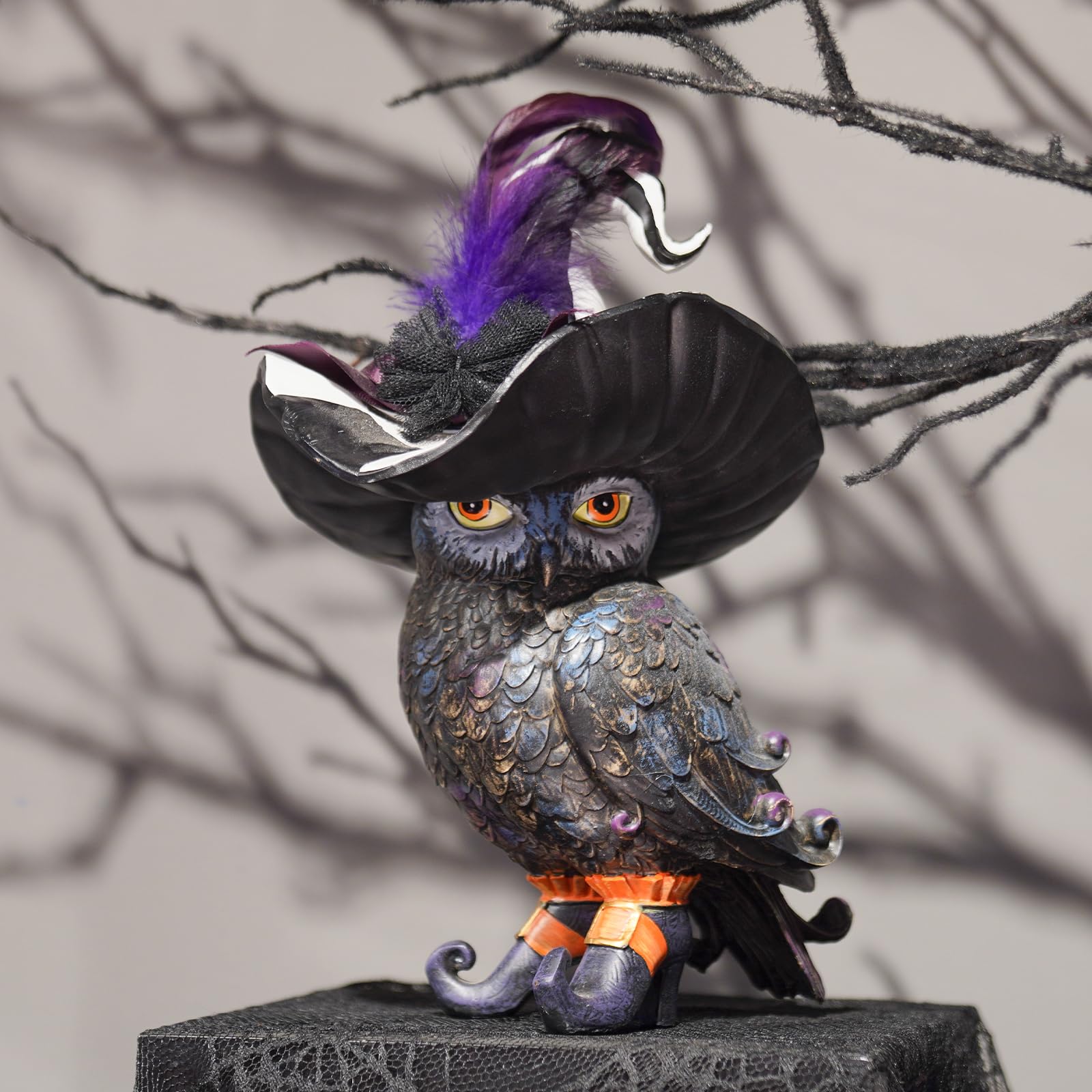 Amazon.co.jp: フクロウの装飾 ハロウィンデコレーション 屋内 - 樹脂